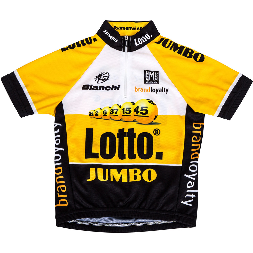 Santini Lotto  Leaders Kids Short Sleeve Jersey