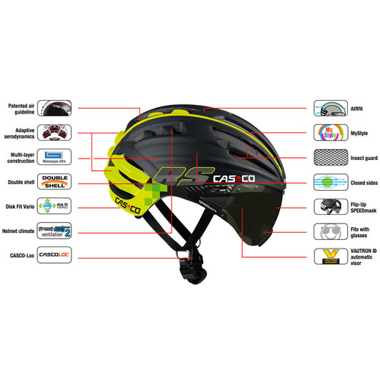 Casco SPEEDairo RS Helmet With Clear Visor