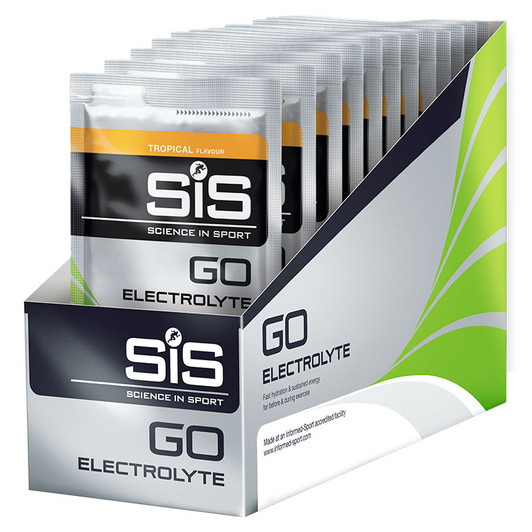 Science In Sport GO Electrolyte Sachet Box Of 18 X 40g Tropical