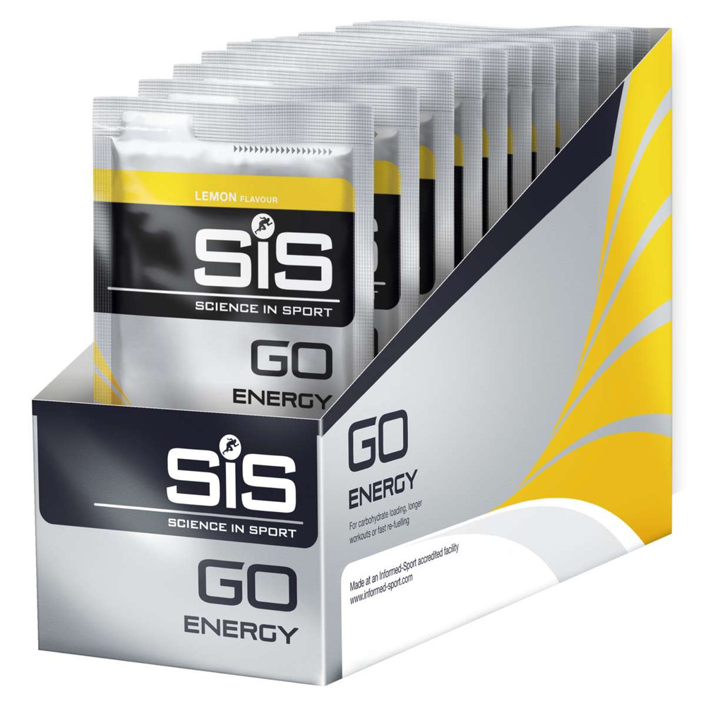Science in Sport GO Energy Sachet Box of 18 x 50g Lemon Sigma Sports