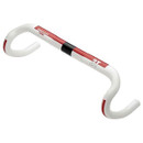 3T Cycling ErgoNova Team Carbon Handlebar White/Red