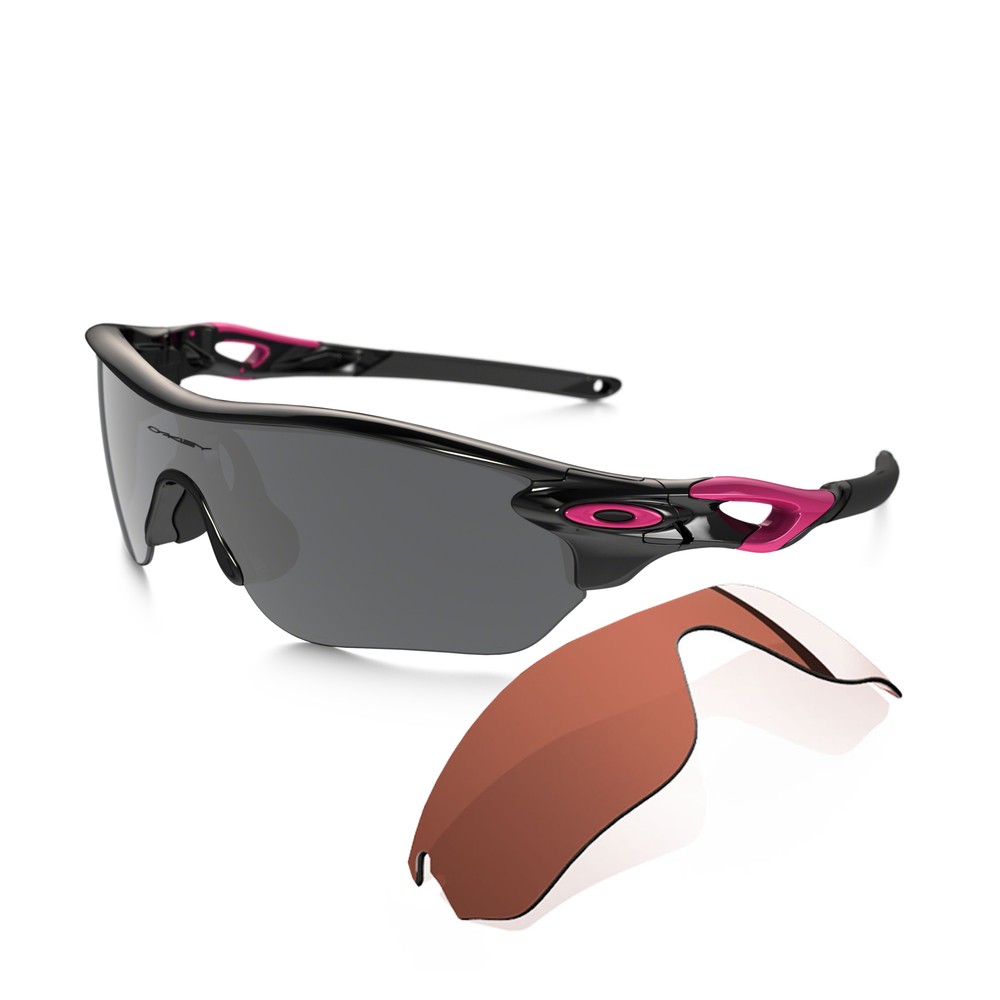 Oakley Radarlock Edge Womens Glasses Black Frame Iridium Lens Sigma