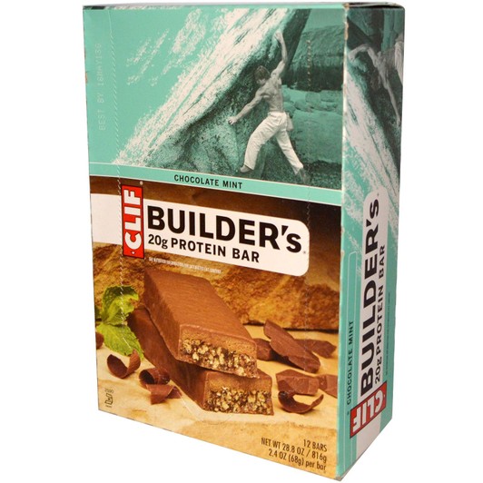 Clif Bar Builders Bar Box Of 12 X 68g Bars