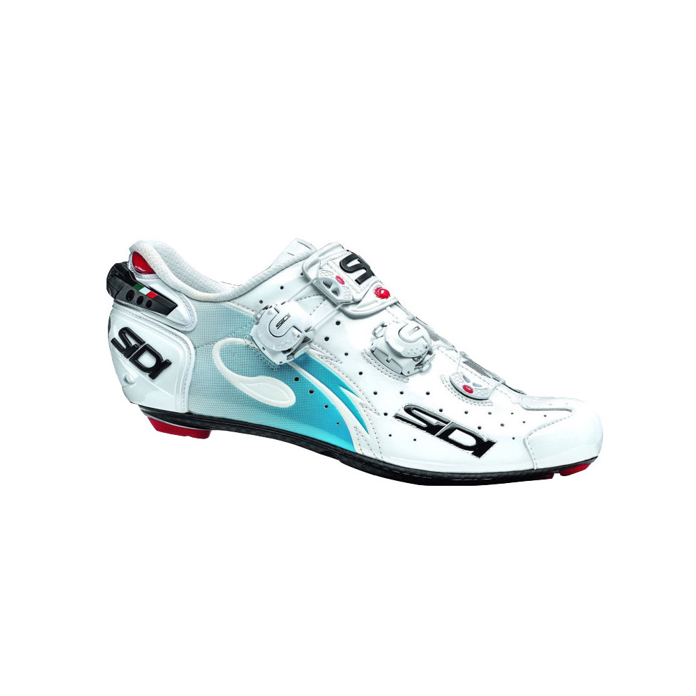 Sidi Wire Carbon Vernice Shoe White/Blue 2015