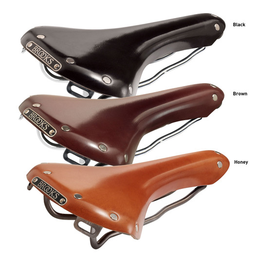 Brooks Swallow Leather Saddle With Titanium Rails
