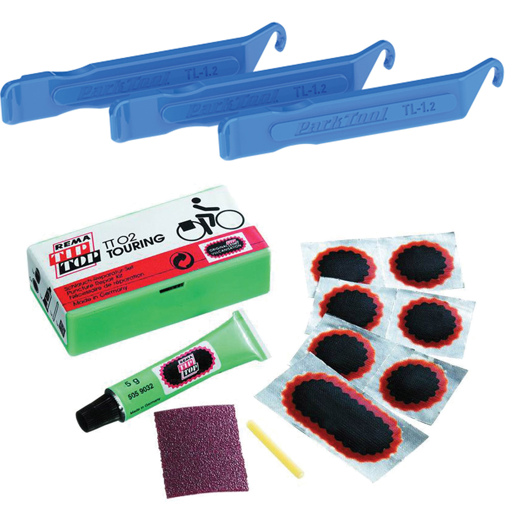 Park Tool TL1.2C Tyre Levers with Tip Top Puncture Repair Kit Sigma