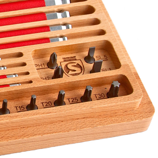 Silca HX1 Home & Travel Tool Drive Kit In Wood Box