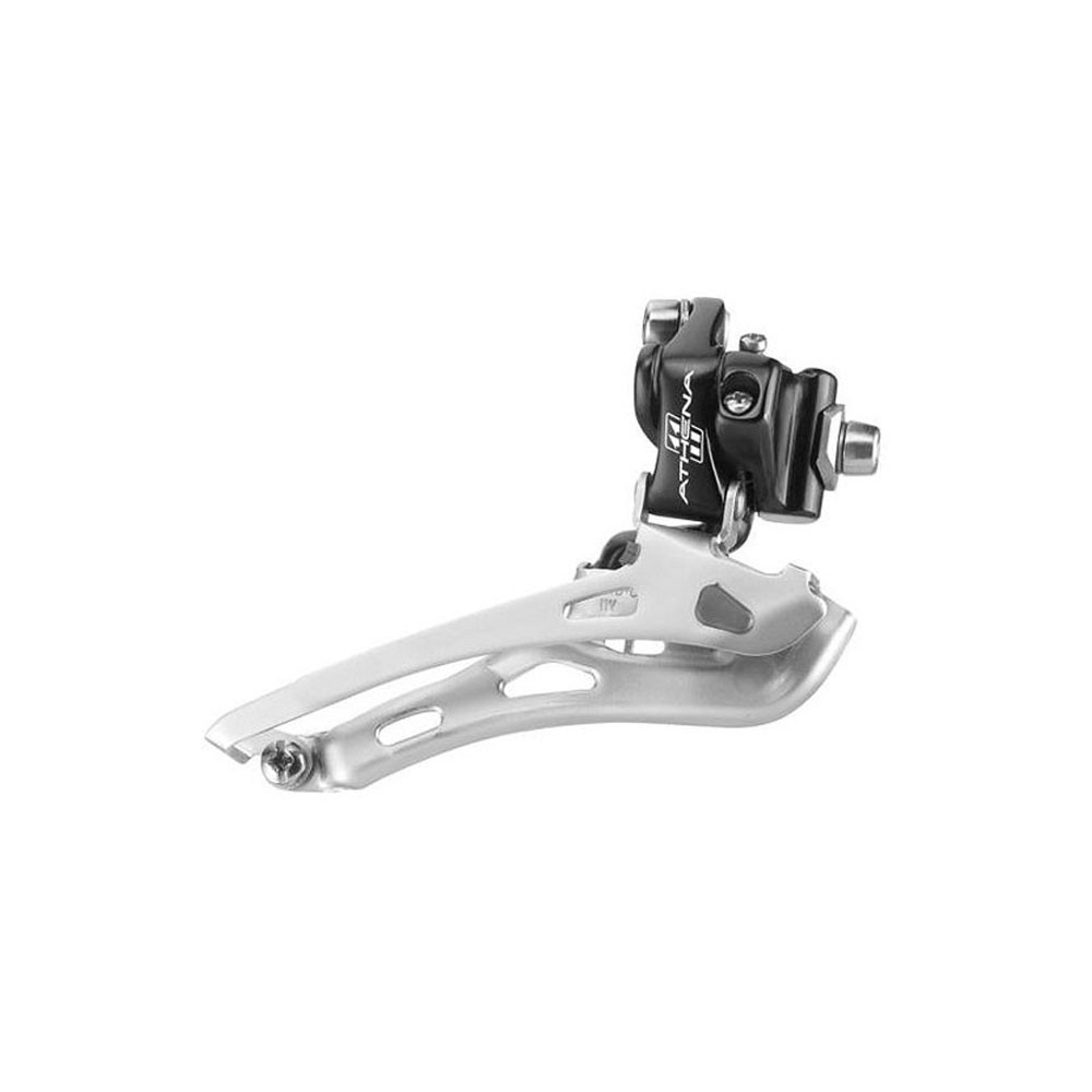 Dérailleur Avant Campagnolo Athena - Braze-on - Tirrage Bas (Bottom Pull) - 11 Vitesses - Neuf Avec Petite Rayure