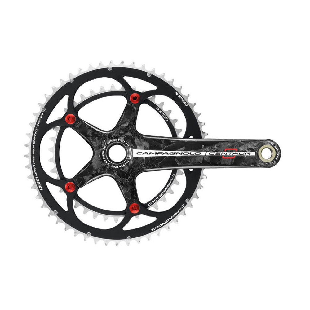 Pédalier Campagnolo Centaur Carbon Power-Torque - 5 Bras, 135 Mm BCD, Longueur 170 Mm, Neuf